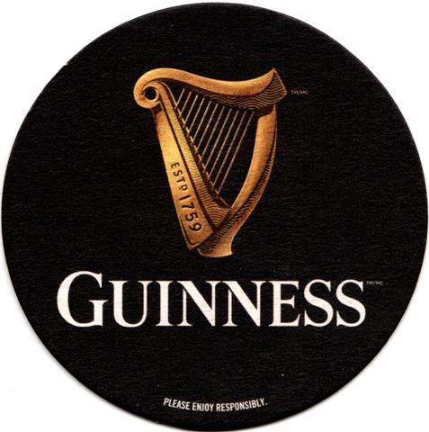 dublin l-irl guinness guinness rund 7-8a7b (200-u please enjoy)